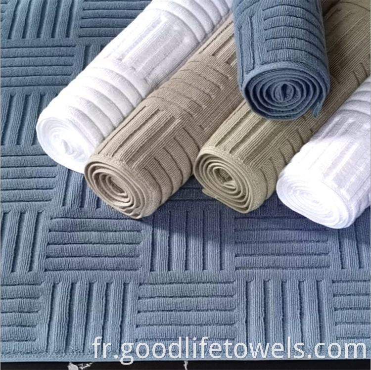 Hotel Cotton Thick Slip Resistant Towel Doormat